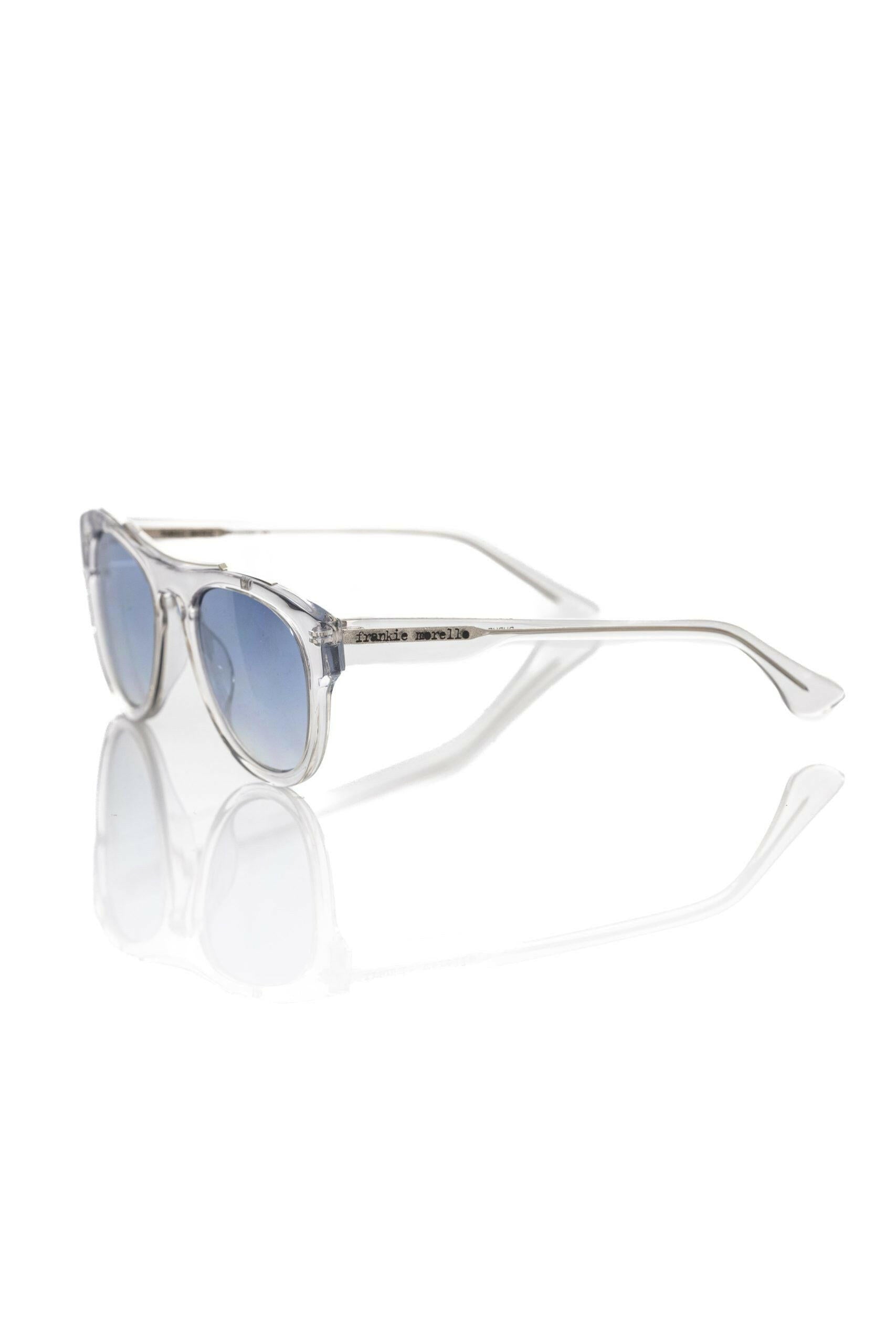 Frankie Morello White Acetate Men Sunglass -   -  Frankie Morello.
