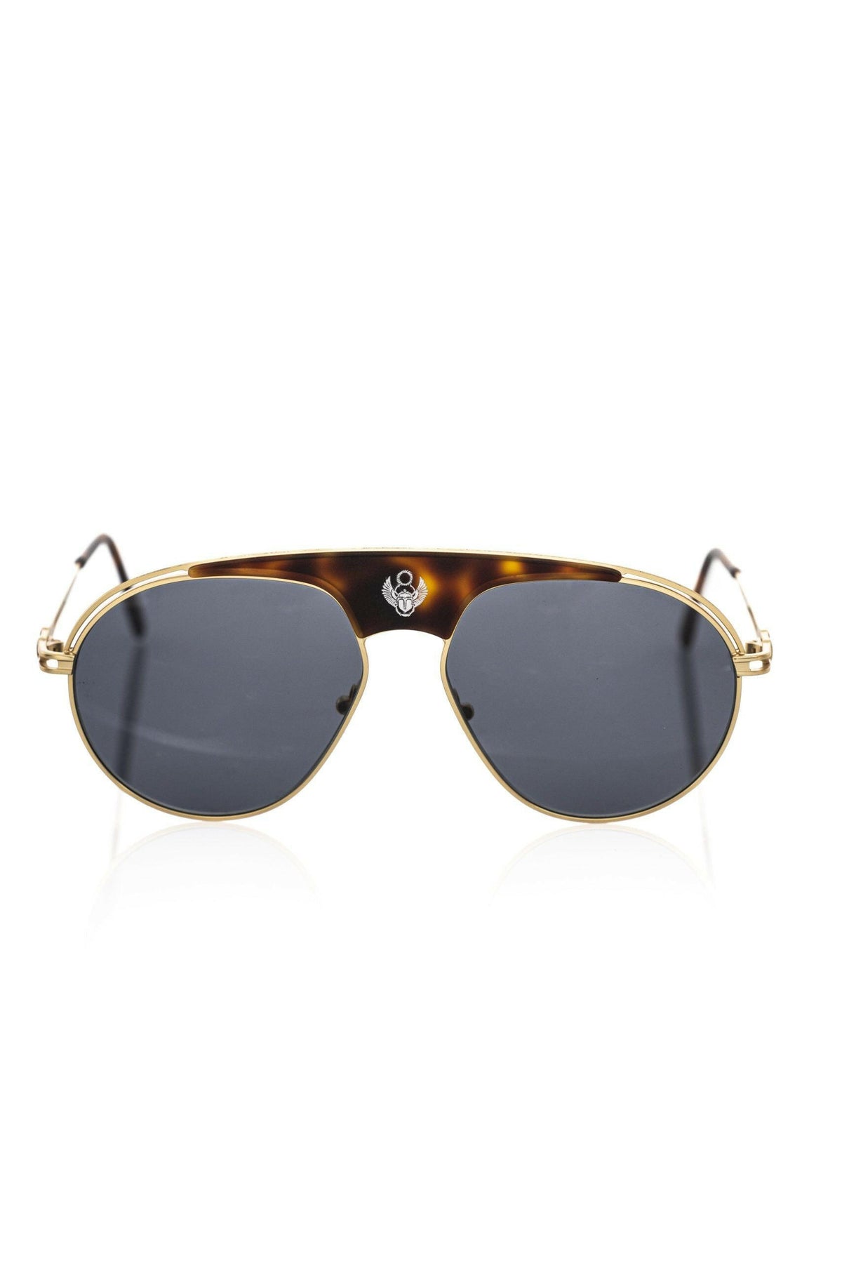 Frankie Morello Brown Metallic Fiber Men Sunglasses -   -  Frankie Morello.