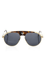 Frankie Morello Brown Metallic Fiber Men Sunglasses -   -  Frankie Morello.