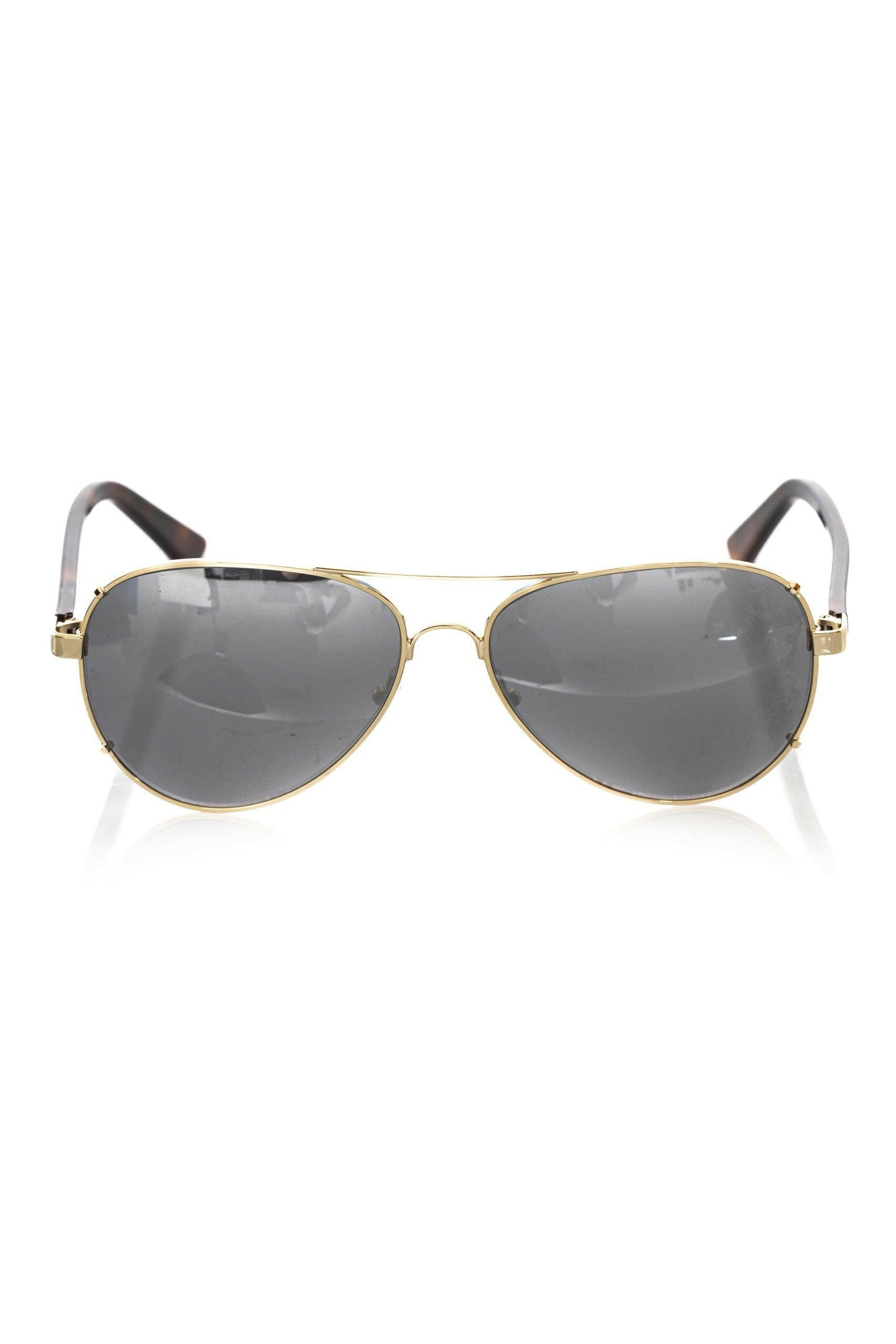 Frankie Morello Gold Metallic Fiber Men's Sunglass -   -  Frankie Morello.