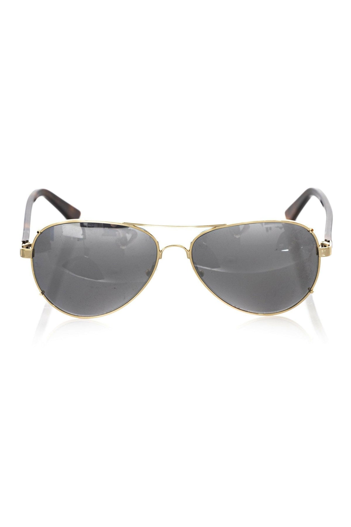 Frankie Morello Gold Metallic Fiber Men's Sunglass -   -  Frankie Morello.