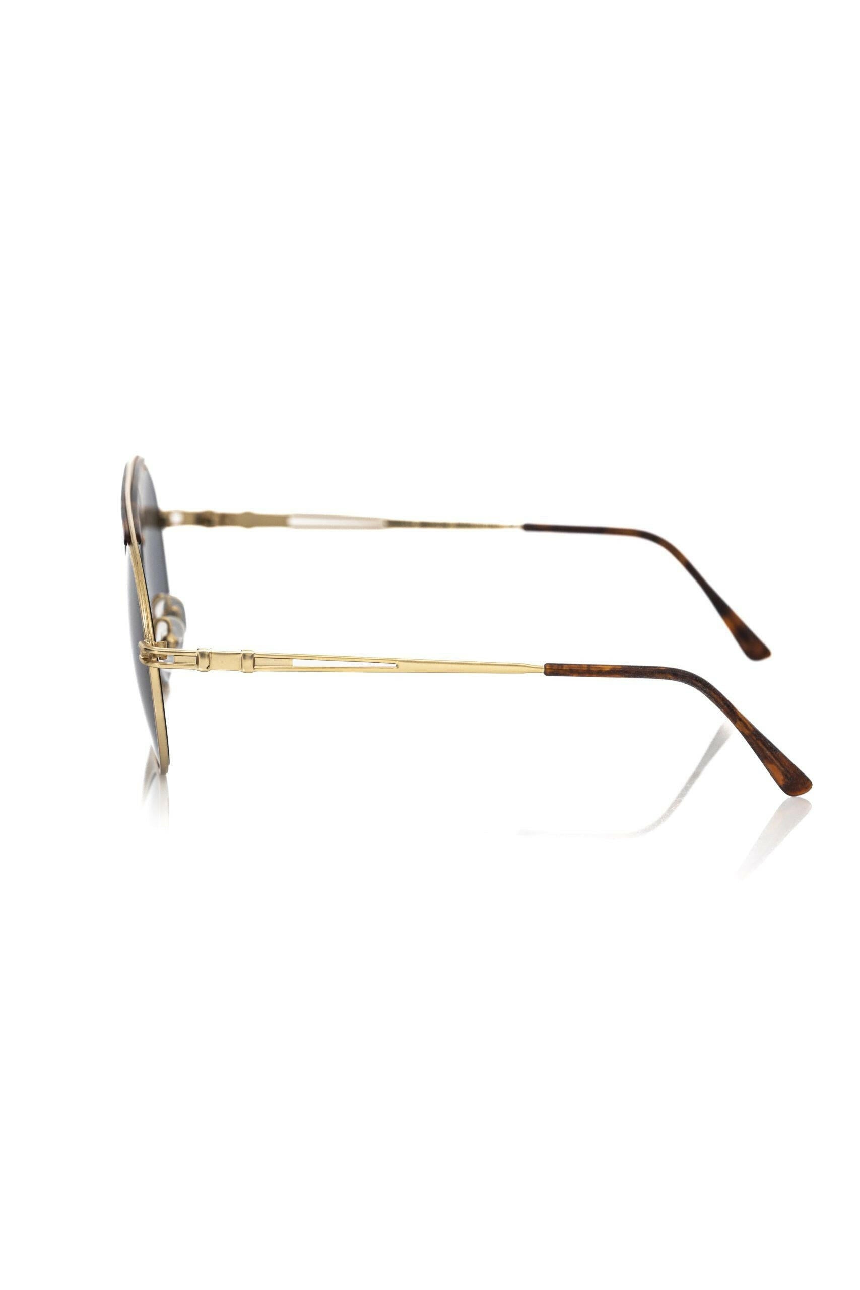 Frankie Morello Brown Metallic Fiber Men Sunglasses -   -  Frankie Morello.