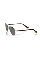 Frankie Morello Gold Metallic Fiber Men's Sunglass -   -  Frankie Morello.