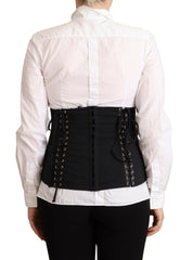 Dolce & Gabbana Black Corset Belt Stretch Waist Strap Top -   -  Dolce & Gabbana.