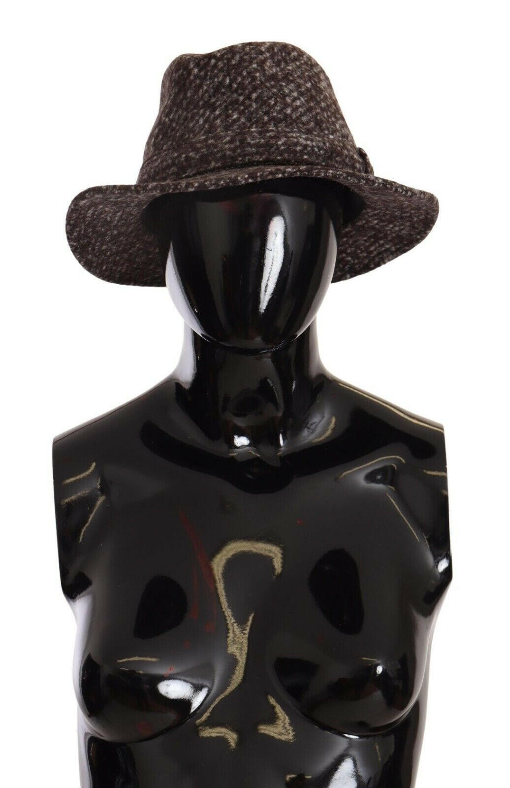 Dolce & Gabbana Gray Melange Blended Textured Tweed Hat -   -  Dolce & Gabbana.