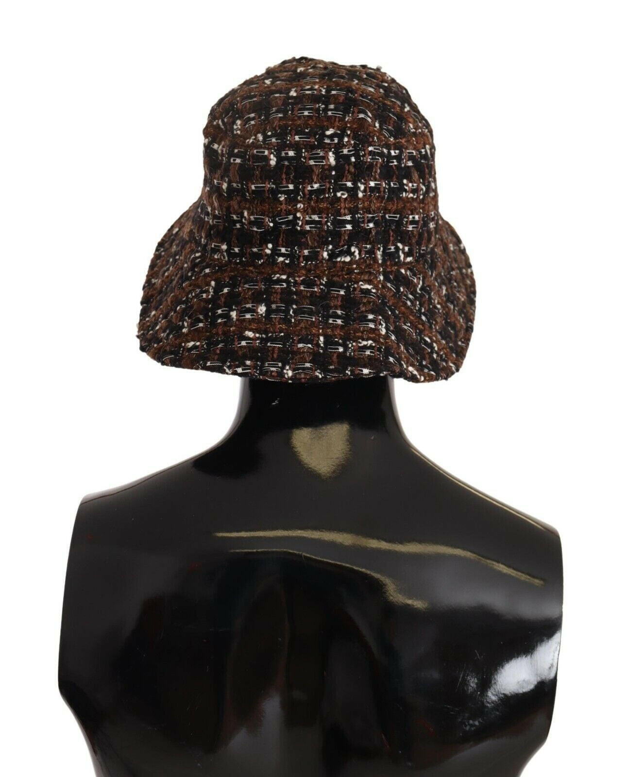 Dolce & Gabbana Multicolor Fabric Woven Wide Brim Bucket Hat -   -  Dolce & Gabbana.