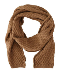 Dolce & Gabbana Dark Brown Wrap Shawl Knitted Camel Scarf -   -  Dolce & Gabbana.