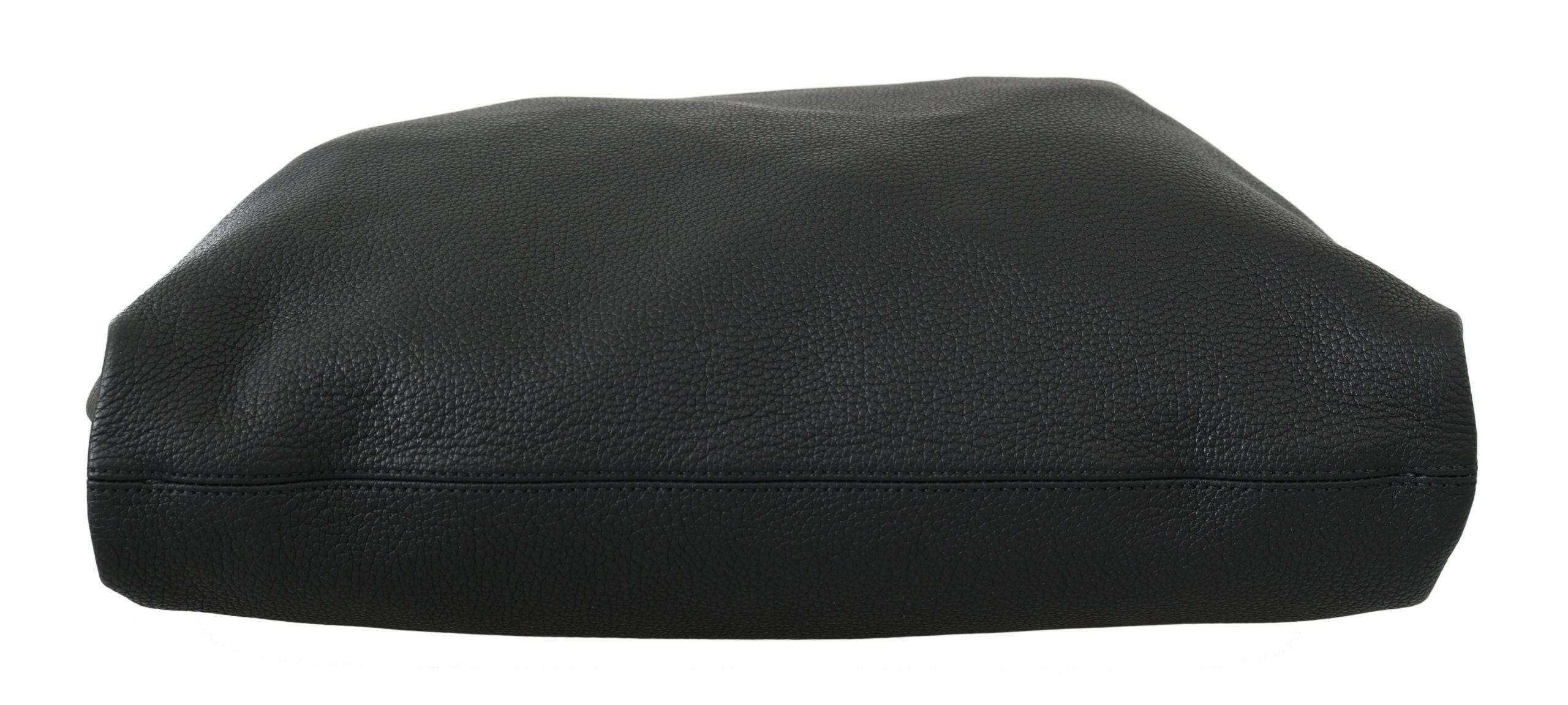 Dolce & Gabbana Black Leather Travel Shopping Gym #DGFAMILY Tote Bag -  Tote Bag for Men -  Dolce & Gabbana.