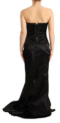 Dolce & Gabbana Black Silk Stretch Sheath Mermaid Gown Dress -   -  Dolce & Gabbana.