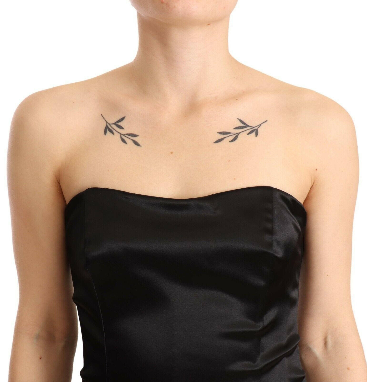 Dolce & Gabbana Black Silk Stretch Sheath Mermaid Gown Dress -   -  Dolce & Gabbana.
