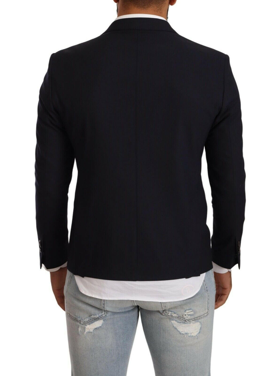 Domenico Tagliente Black Single Breasted One Button Suit Jacket -   -  Domenico Tagliente.