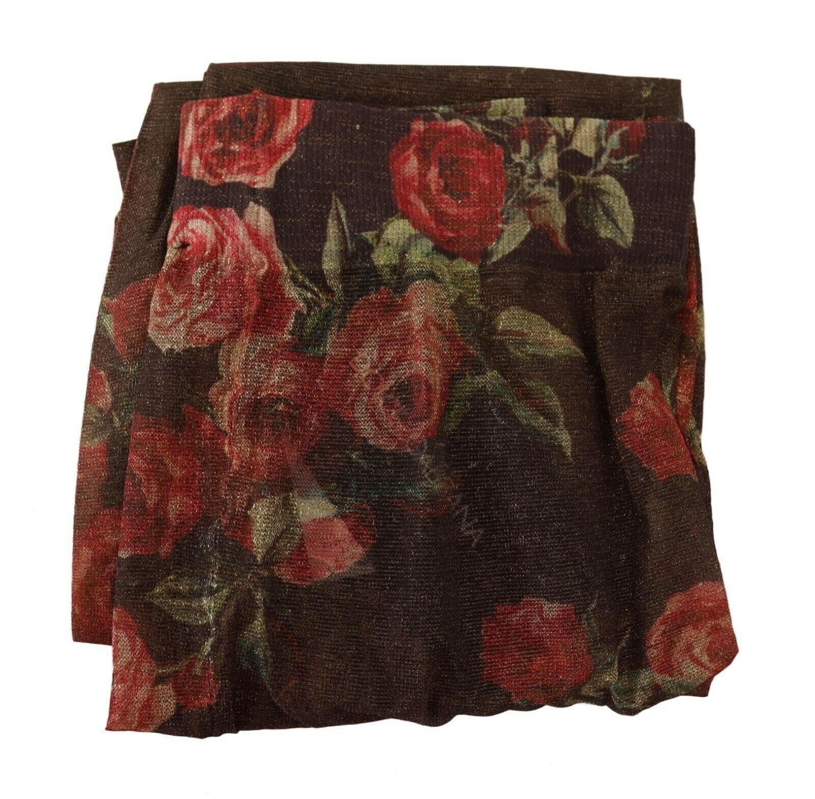 Dolce & Gabbana Black Floral Print Stockings Nylon Tights -   -  Dolce & Gabbana.