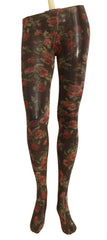 Dolce & Gabbana Black Floral Print Stockings Nylon Tights -   -  Dolce & Gabbana.