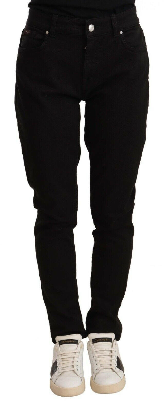 Dolce & Gabbana Black Skinny Slim Denim Cotton Stretch Jeans -   -  Dolce & Gabbana.