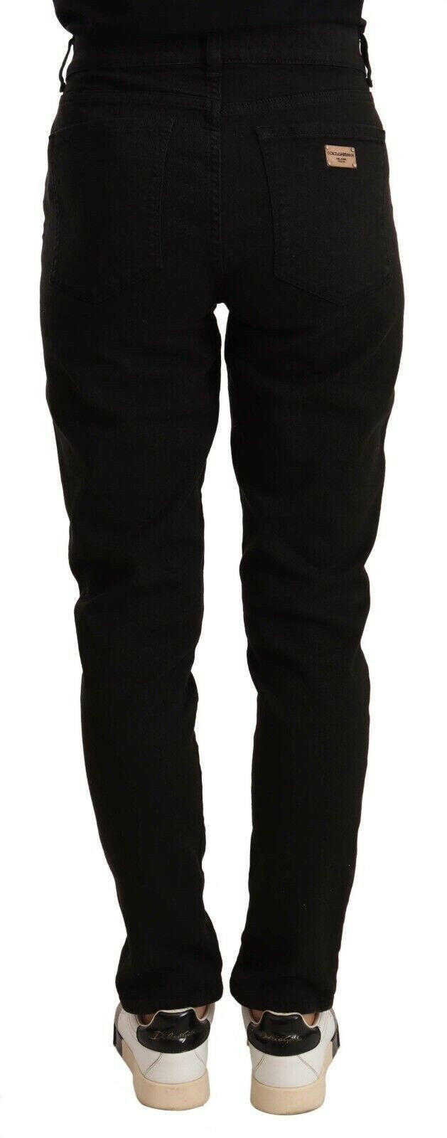Dolce & Gabbana Black Skinny Slim Denim Cotton Stretch Jeans -   -  Dolce & Gabbana.