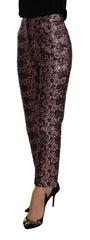 House of Holland Multicolor Floral Jacquard Flared Cropped Pants -   -  House of Holland.