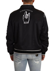 Dolce & Gabbana Black Logo Zipper Superstizione Sweater -   -  Dolce & Gabbana.