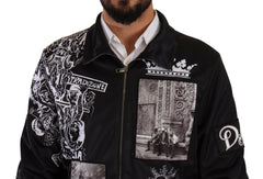 Dolce & Gabbana Black Logo Zipper Superstizione Sweater -   -  Dolce & Gabbana.
