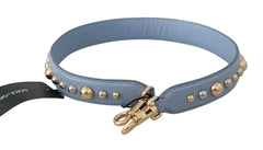 Dolce & Gabbana Blue Leather Handbag Accessory Shoulder Strap -   -  Dolce & Gabbana.