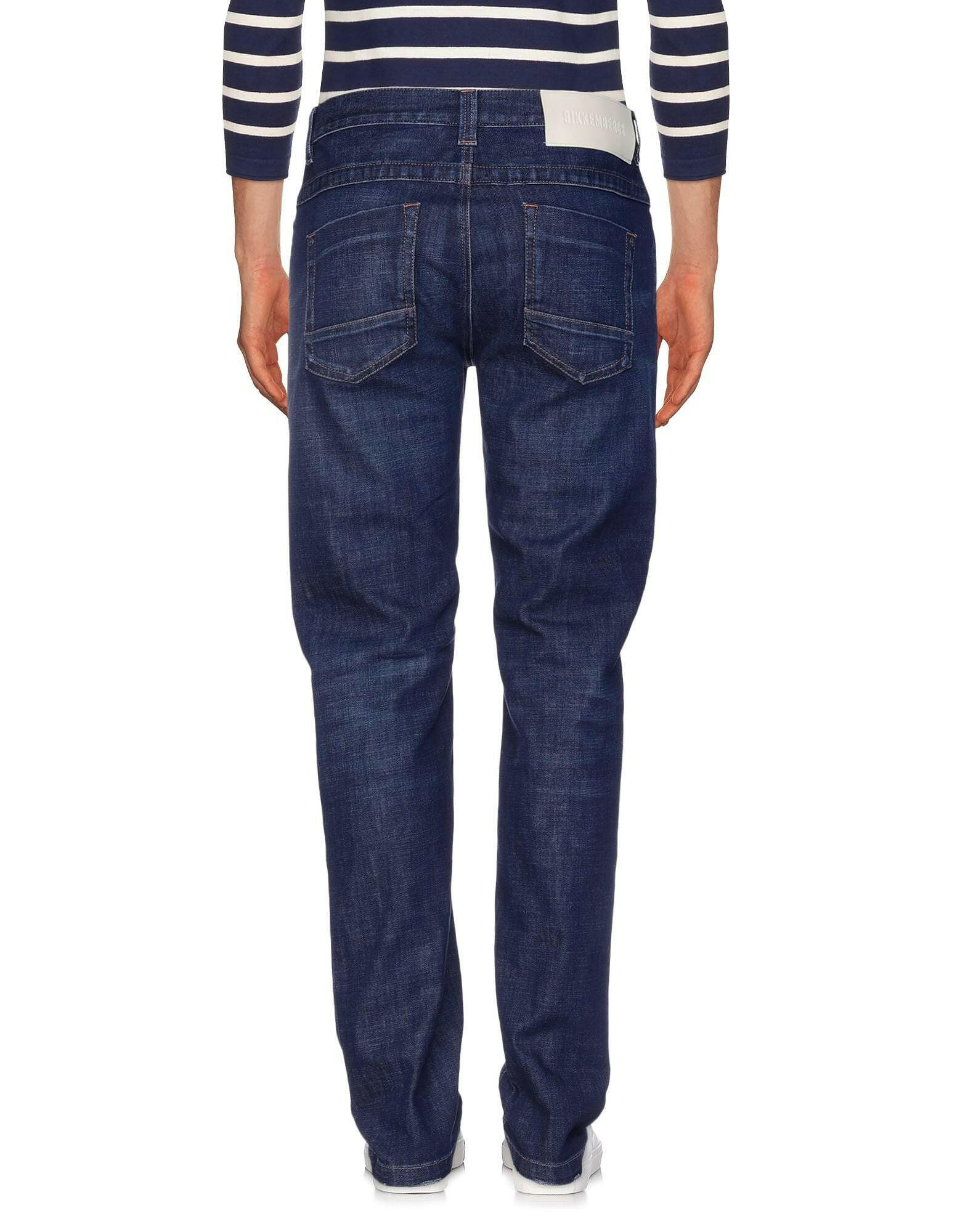 Bikkembergs Blue Cotton Men Jean -   -  Bikkembergs.