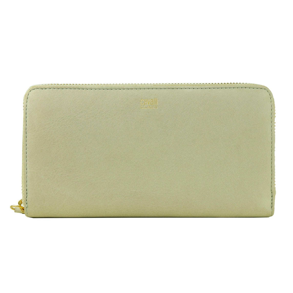 Cavalli Class Gray Calfskin Women Wallet -   -  Cavalli Class.