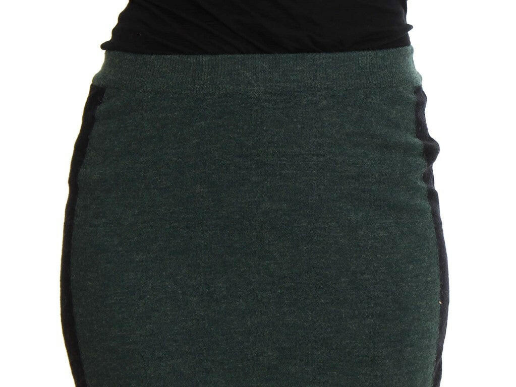 MILA SCHÖN Green Wool Blend Pencil Skirt -   -  MILA SCHÖN.