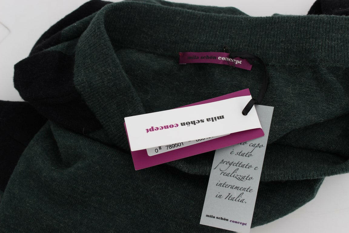 MILA SCHÖN Green Wool Blend Pencil Skirt -   -  MILA SCHÖN.