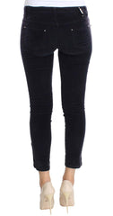 Costume National Purple Cropped Corduroys Jeans -   -  Costume National.