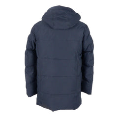 Emilio Romanelli Sleek Blue Men's Hooded Jacket -   -  Emilio Romanelli.