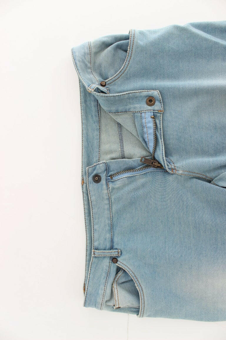 Ermanno Scervino Blue Capri Pants Cropped Jeans -   -  Ermanno Scervino.