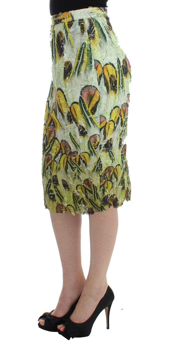Lanre Da Silva Ajayi Multicolor Organza Pencil Skirt -   -  Lanre Da Silva Ajayi.