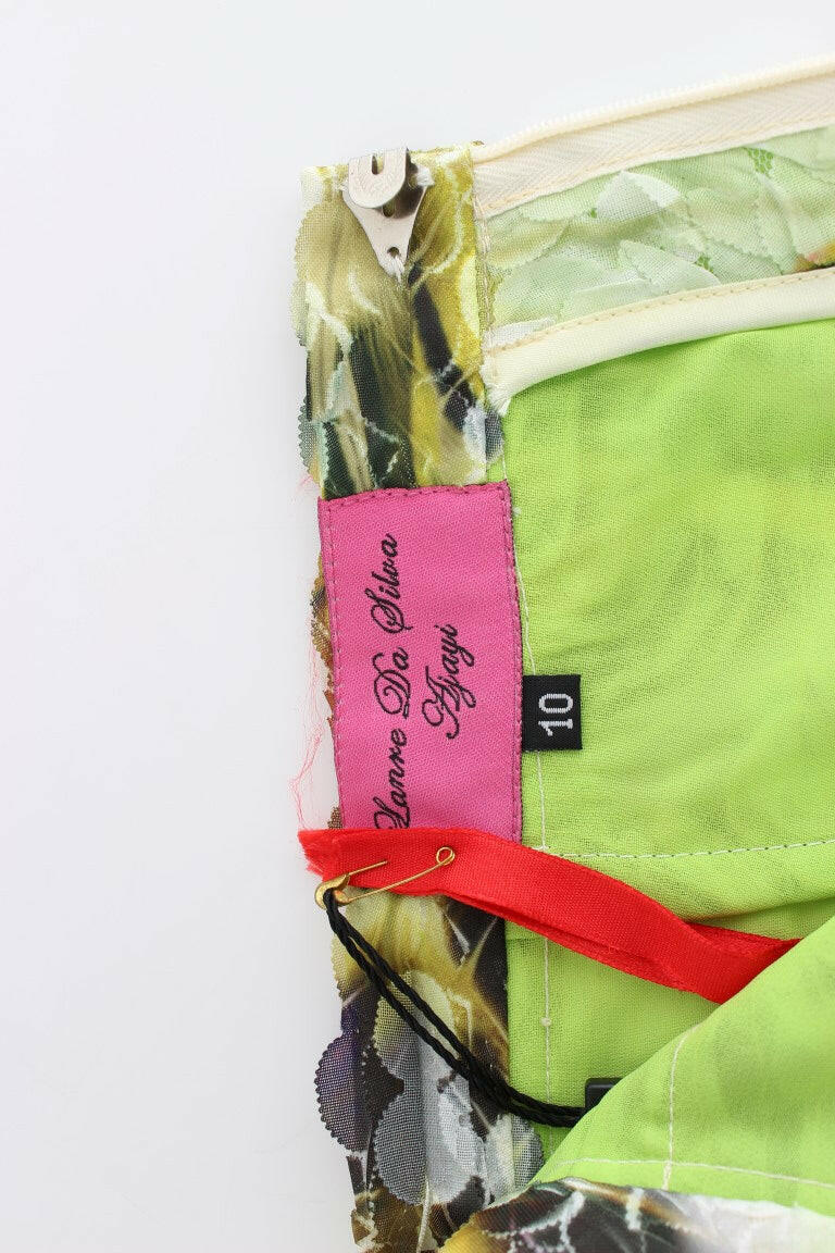 Lanre Da Silva Ajayi Multicolor Organza Pencil Skirt -   -  Lanre Da Silva Ajayi.