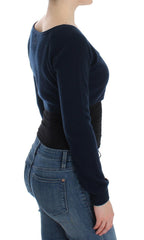 Ermanno Scervino Blue Cashmere Cardigan Sweater -   -  Ermanno Scervino.