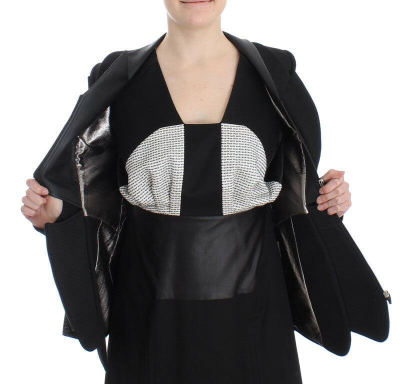 KAALE SUKTAE Black Short Blazer Coat Biker Jacket -   -  KAALE SUKTAE.