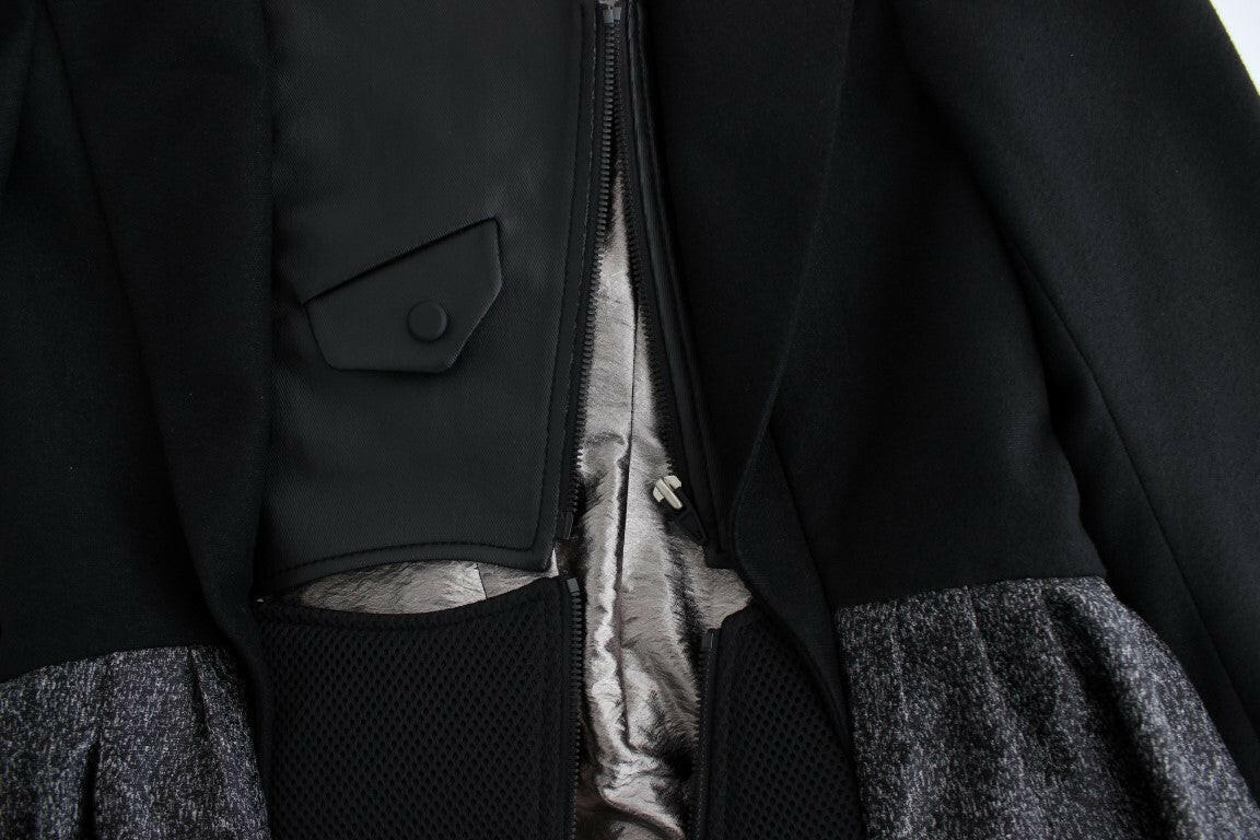KAALE SUKTAE Black Short Blazer Coat Biker Jacket -   -  KAALE SUKTAE.