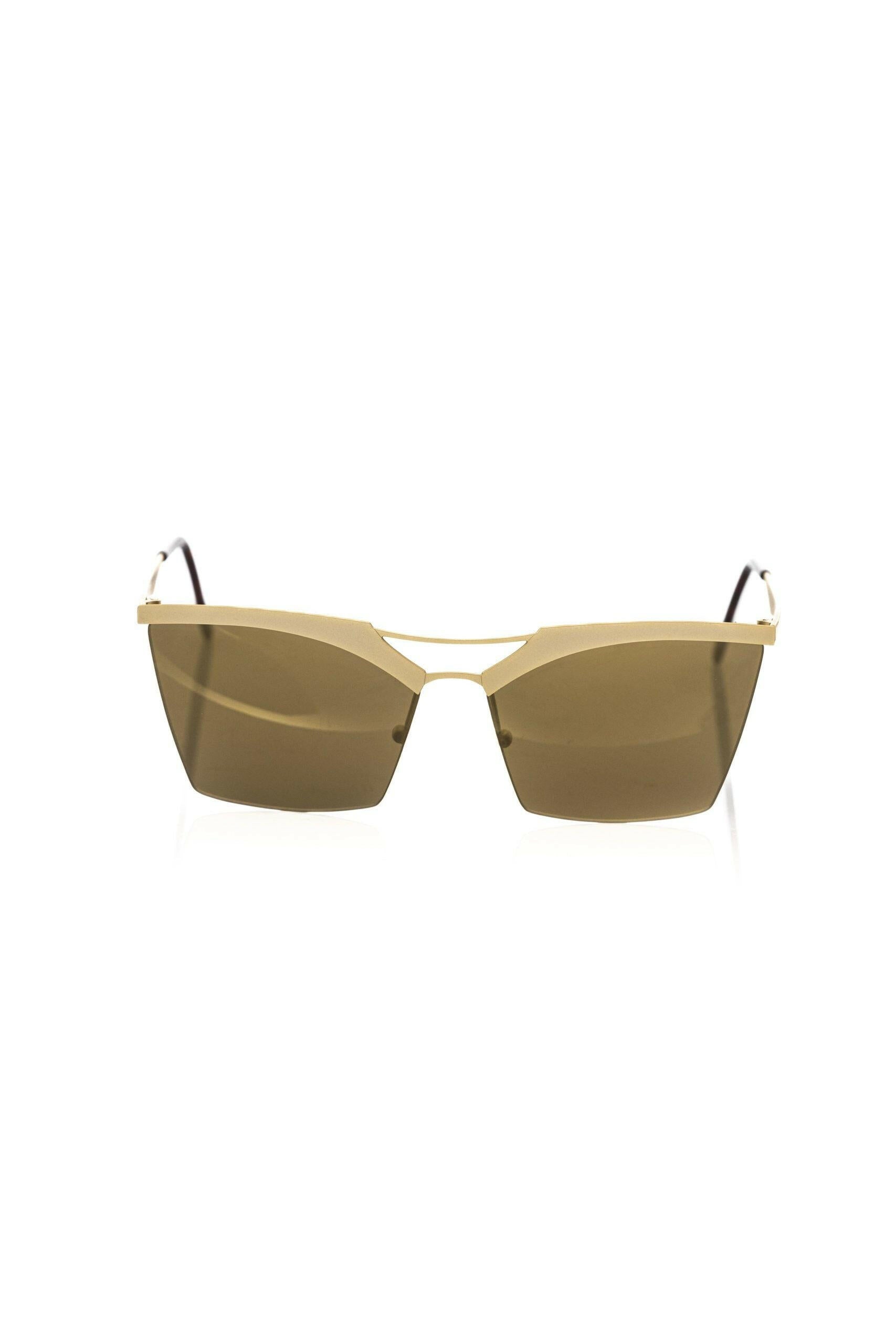 Frankie Morello Gold Metallic Fiber Women Sunglasses -  Jewellery, Women -  Frankie Morello.