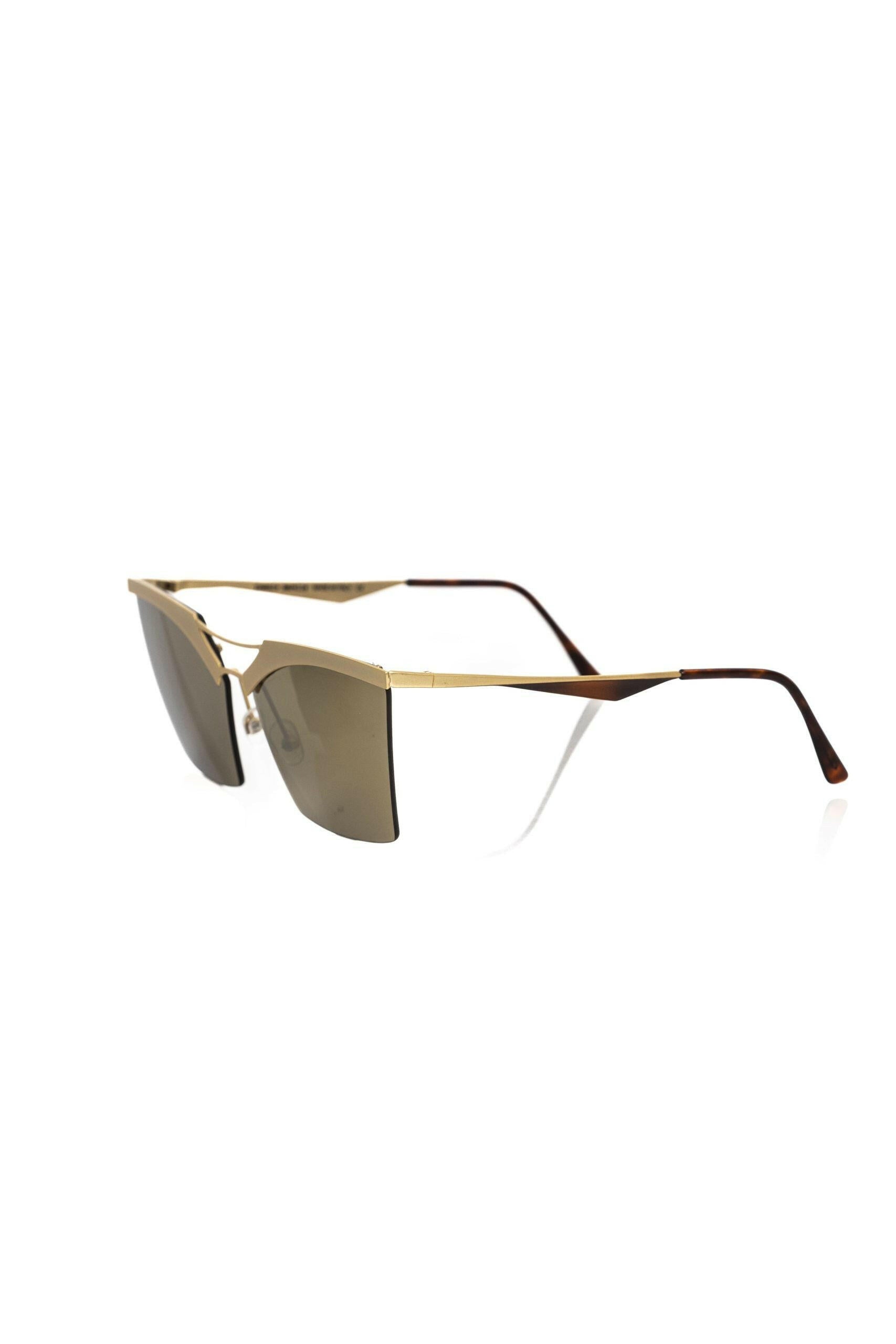 Frankie Morello Gold Metallic Fiber Women Sunglasses -  Jewellery, Women -  Frankie Morello.