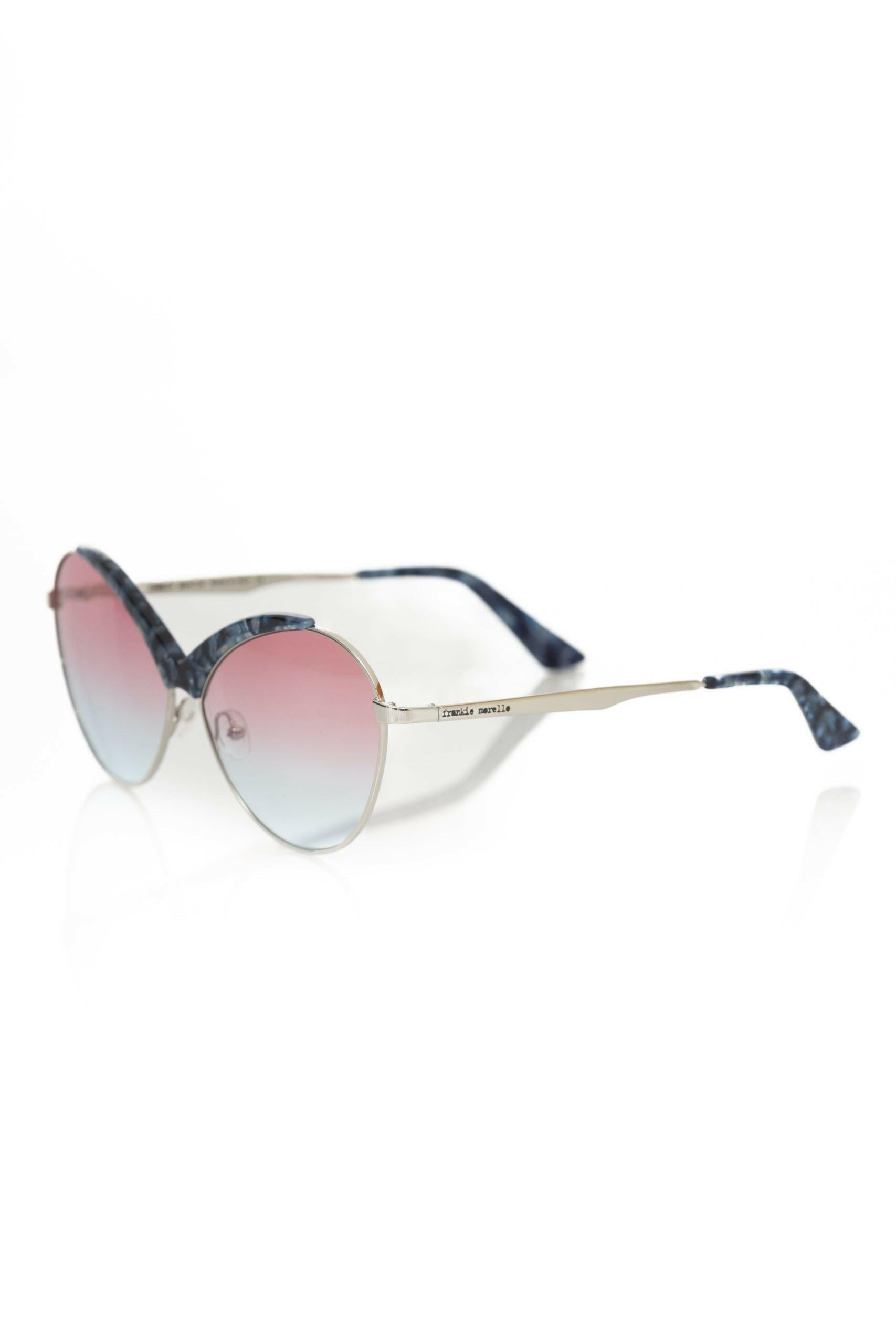 Frankie Morello Blue Metallic Women Sunglasses -  Jewellery, Women -  Frankie Morello.