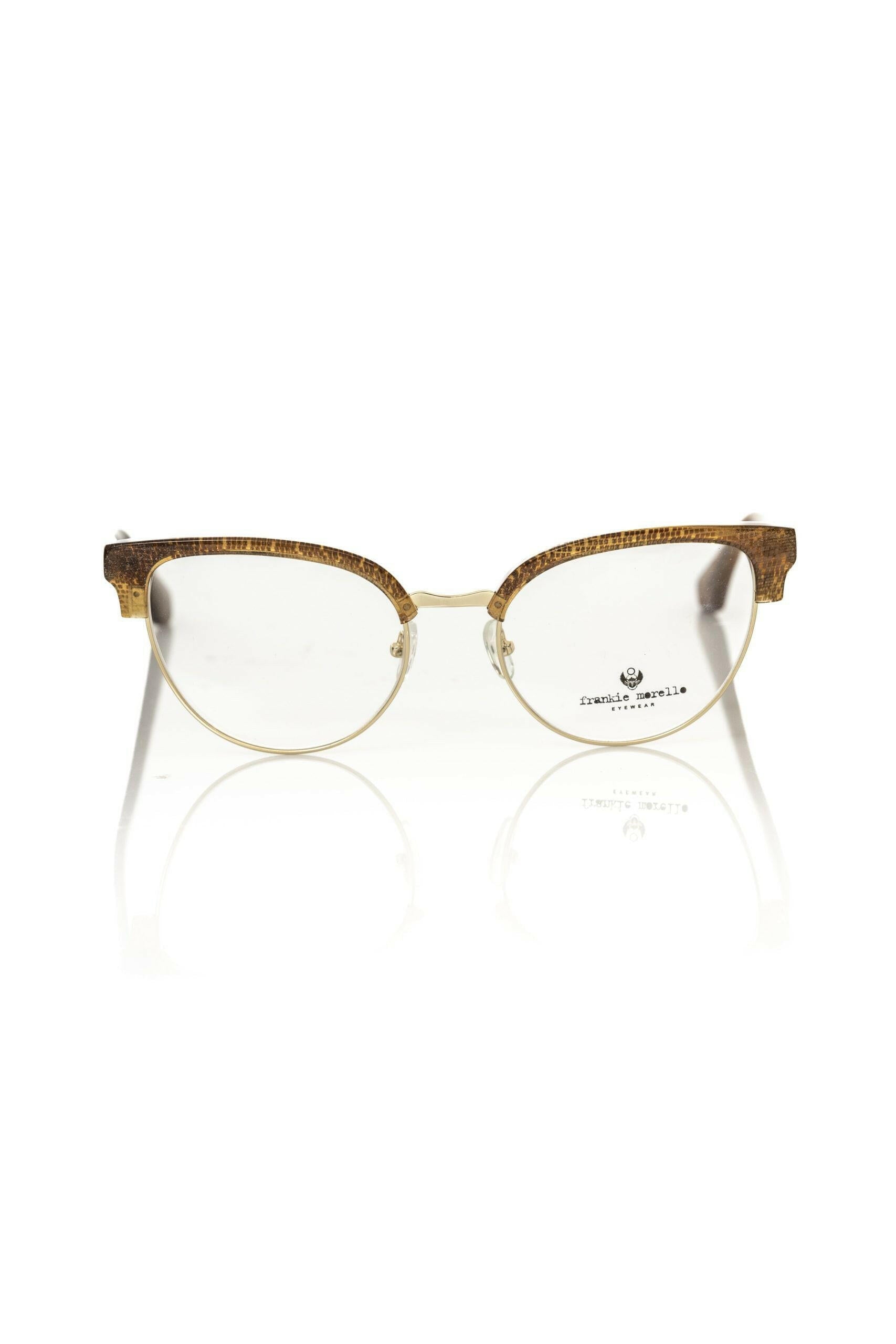Frankie Morello Brown Metallic Fibre Women Frame -   -  Frankie Morello.