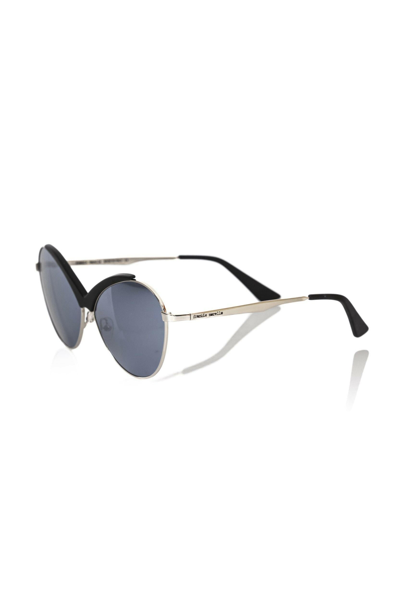 Frankie Morello Black Metallic Women Sunglass -  Jewellery, Women -  Frankie Morello.