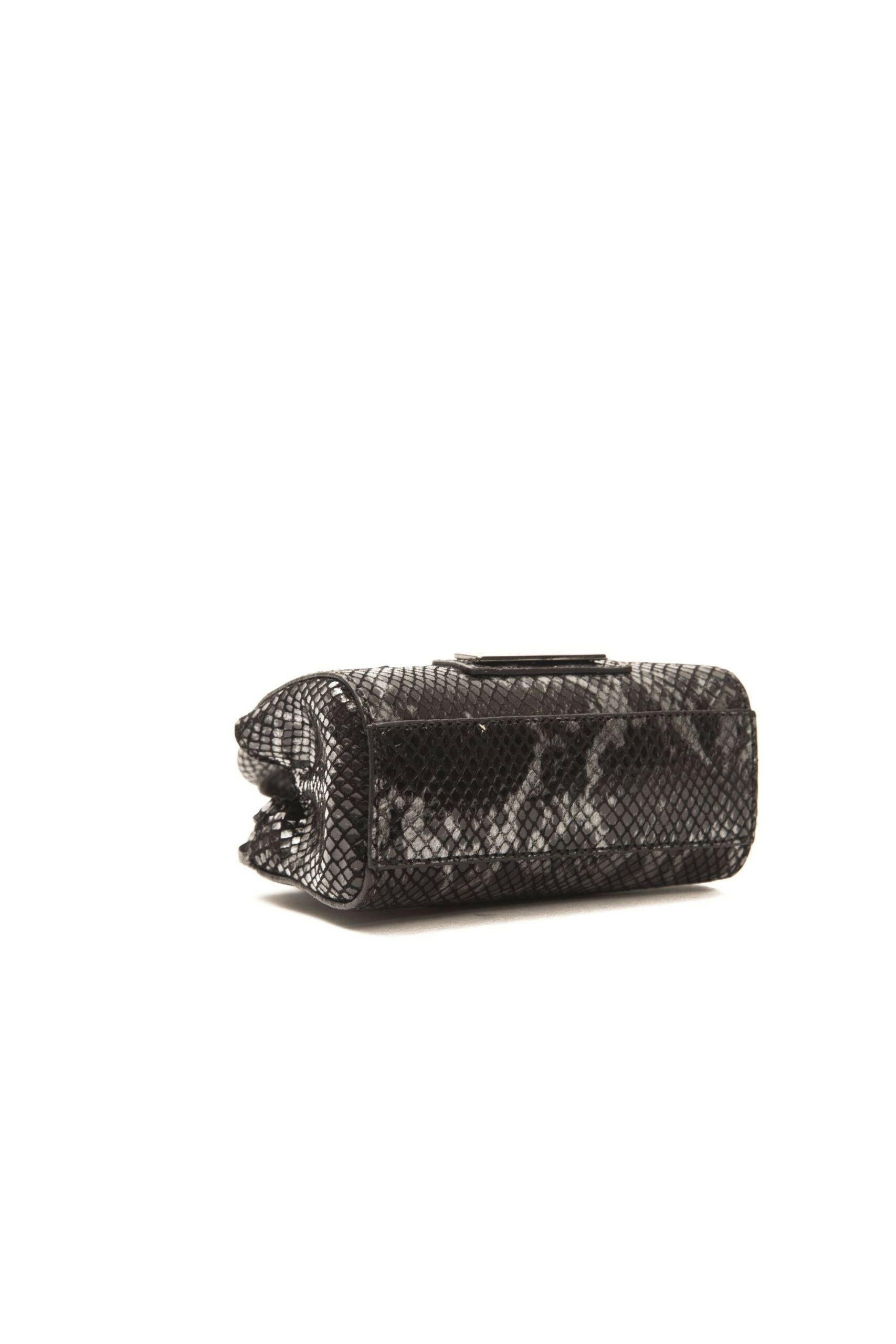 Pompei Donatella Chic Leather Mini Tote with Python Print -   -  Pompei Donatella.