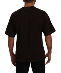 Dolce & Gabbana Bordeaux Cotton L-Amore Print Crewneck T-shirt -   -  Dolce & Gabbana.