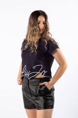Dolce & Gabbana Black Lambskin Women's Short -   -  Dolce & Gabbana.