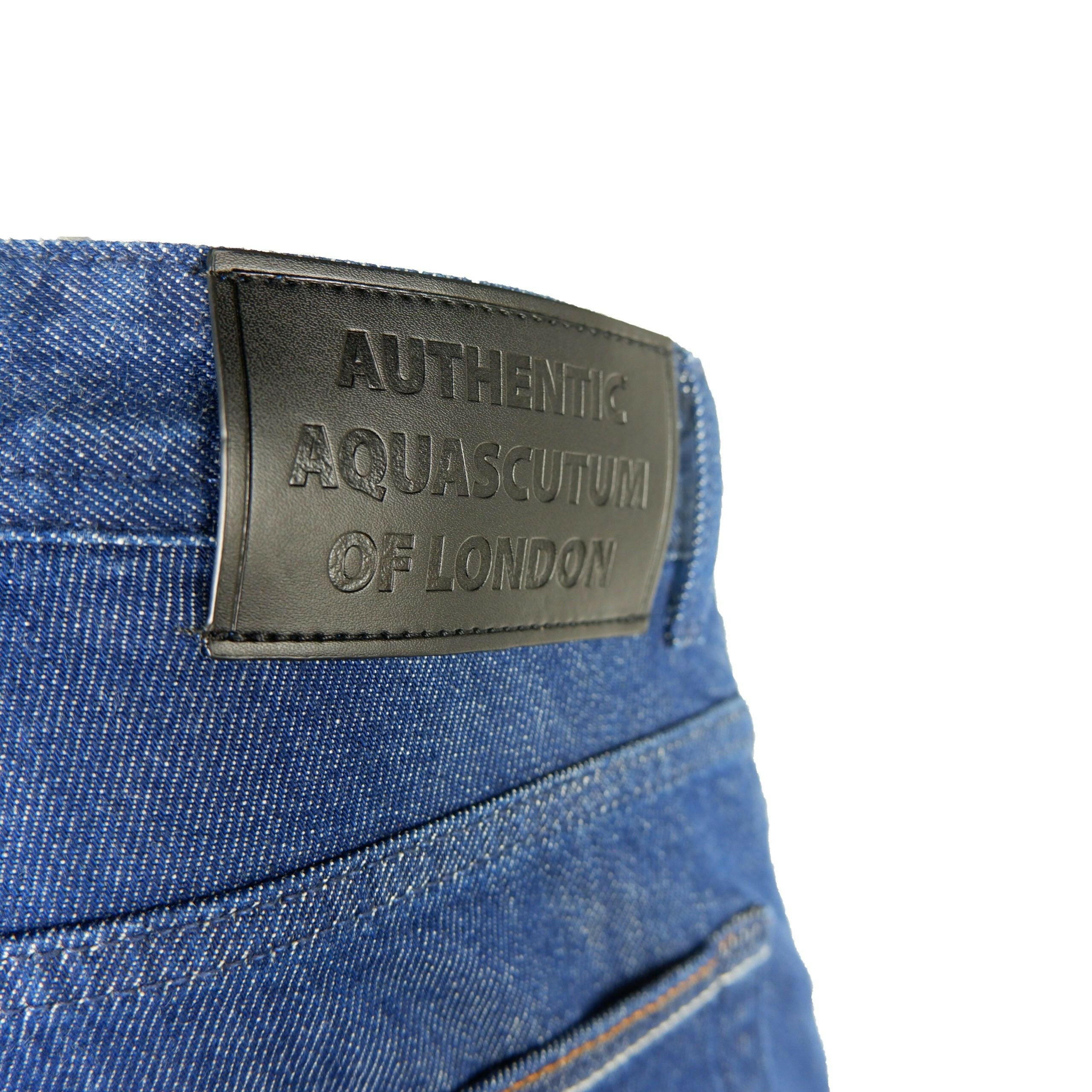 Aquascutum Blue Cotton Men's Jeans -   -  Aquascutum.