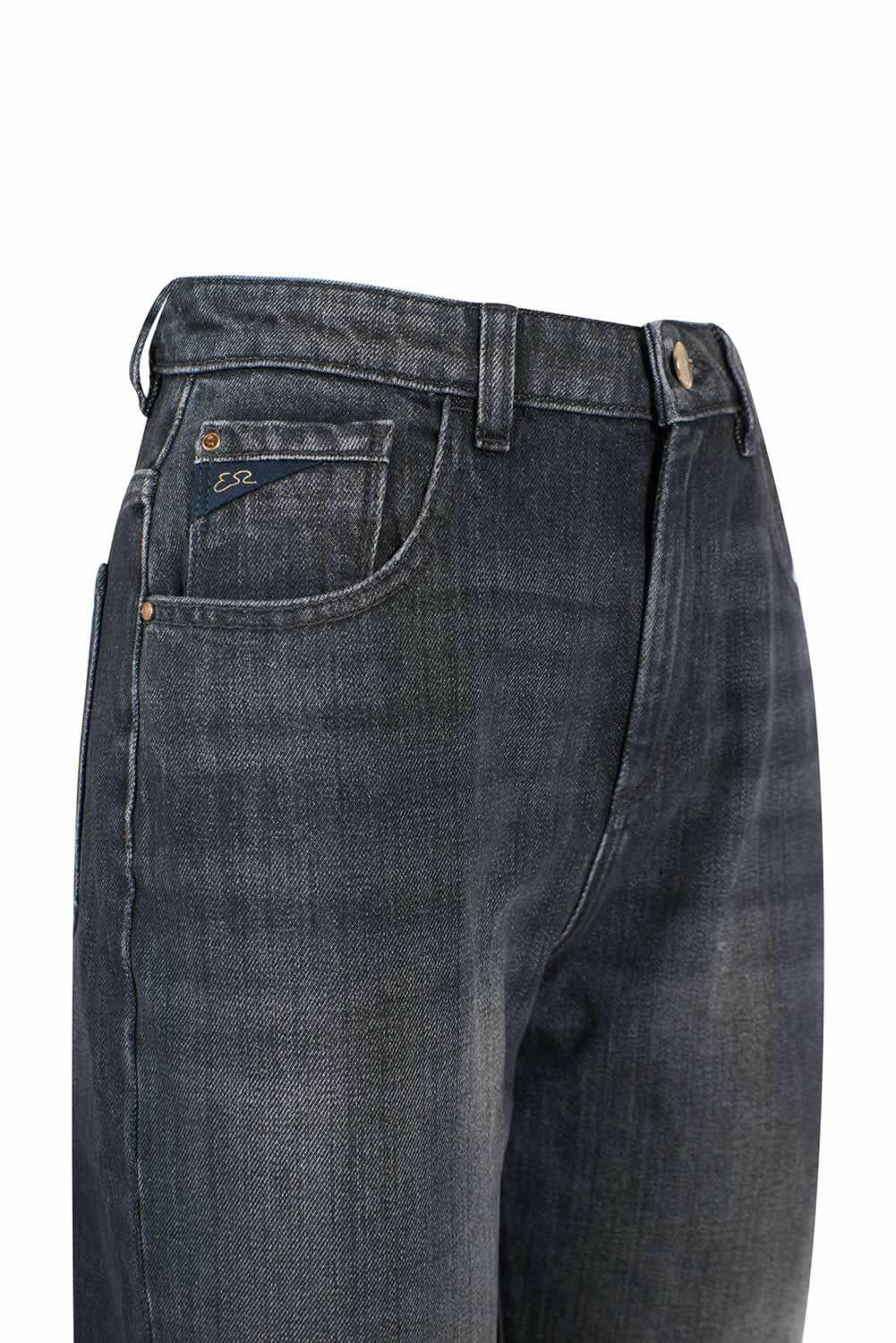 Yes Zee Black Cotton Women's High-Waisted Jeans -   -  Yes Zee.