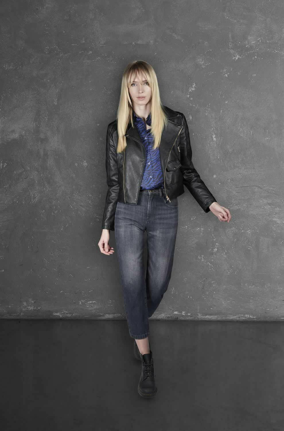 Yes Zee Black Cotton Women's High-Waisted Jeans -   -  Yes Zee.