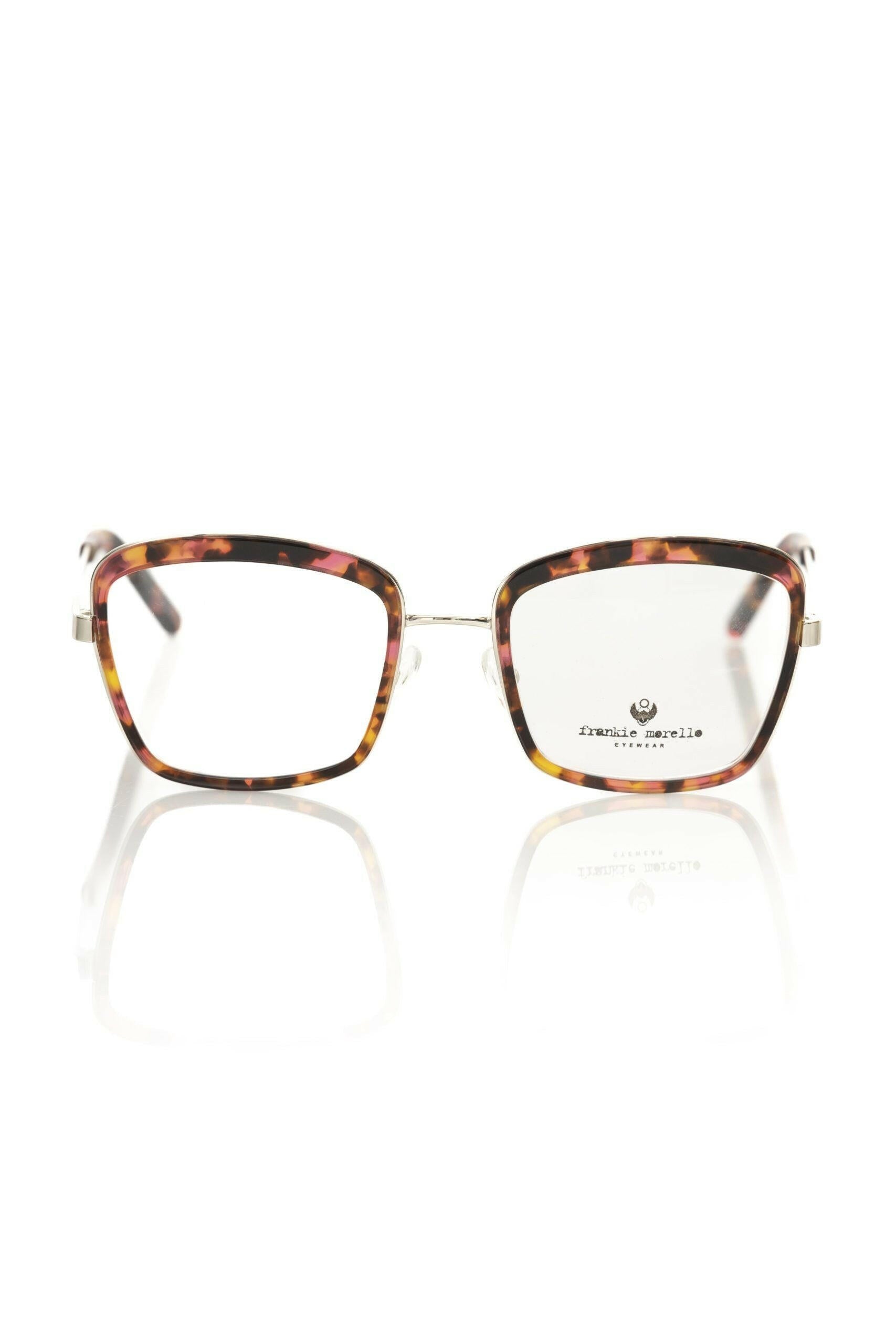 Frankie Morello Red Metallic Women's Eyeglass Frame -   -  Frankie Morello.