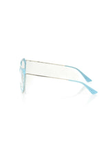 Frankie Morello Light Blue Metallic Women Frame -   -  Frankie Morello.