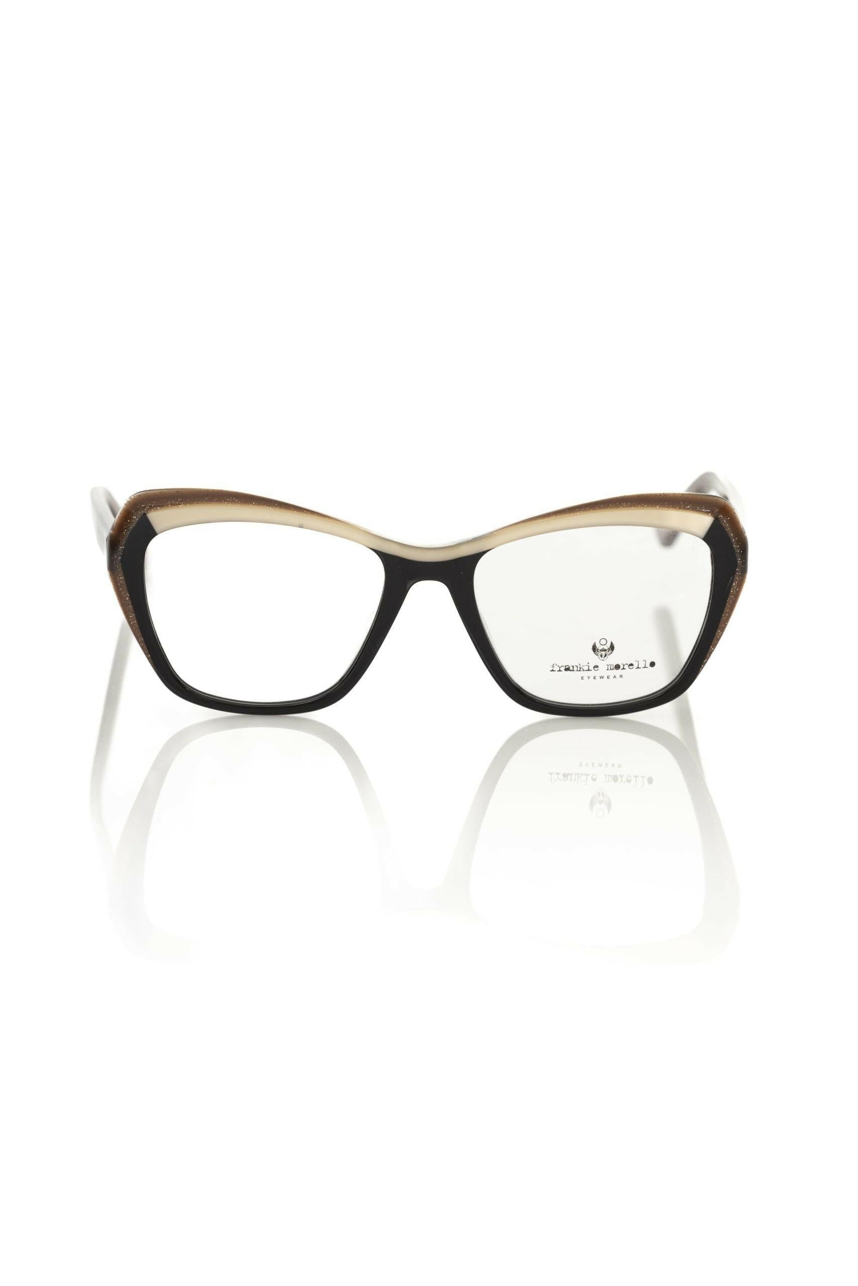 Frankie Morello Black Acetate Women's Eyeglass Frame -   -  Frankie Morello.