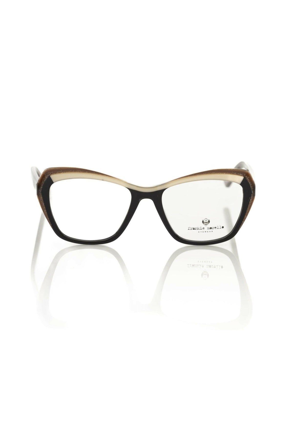 Frankie Morello Black Acetate Women's Eyeglass Frame -   -  Frankie Morello.